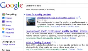 google-quality-content